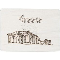Ξύλινο μαγνητάκι Ακρόπολη