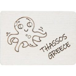 Ξύλινο μαγνητάκι χταπόδι