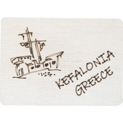 Ξύλινο μαγνητάκι ναυάγιο