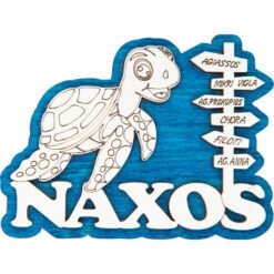 Ξύλινο μαγνητάκι χελώνα