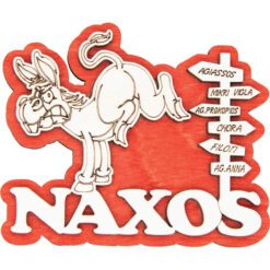 Ξύλινο μαγνητάκι γάιδαρος