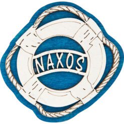 Ξύλινο μαγνητάκι σωσίβιο
